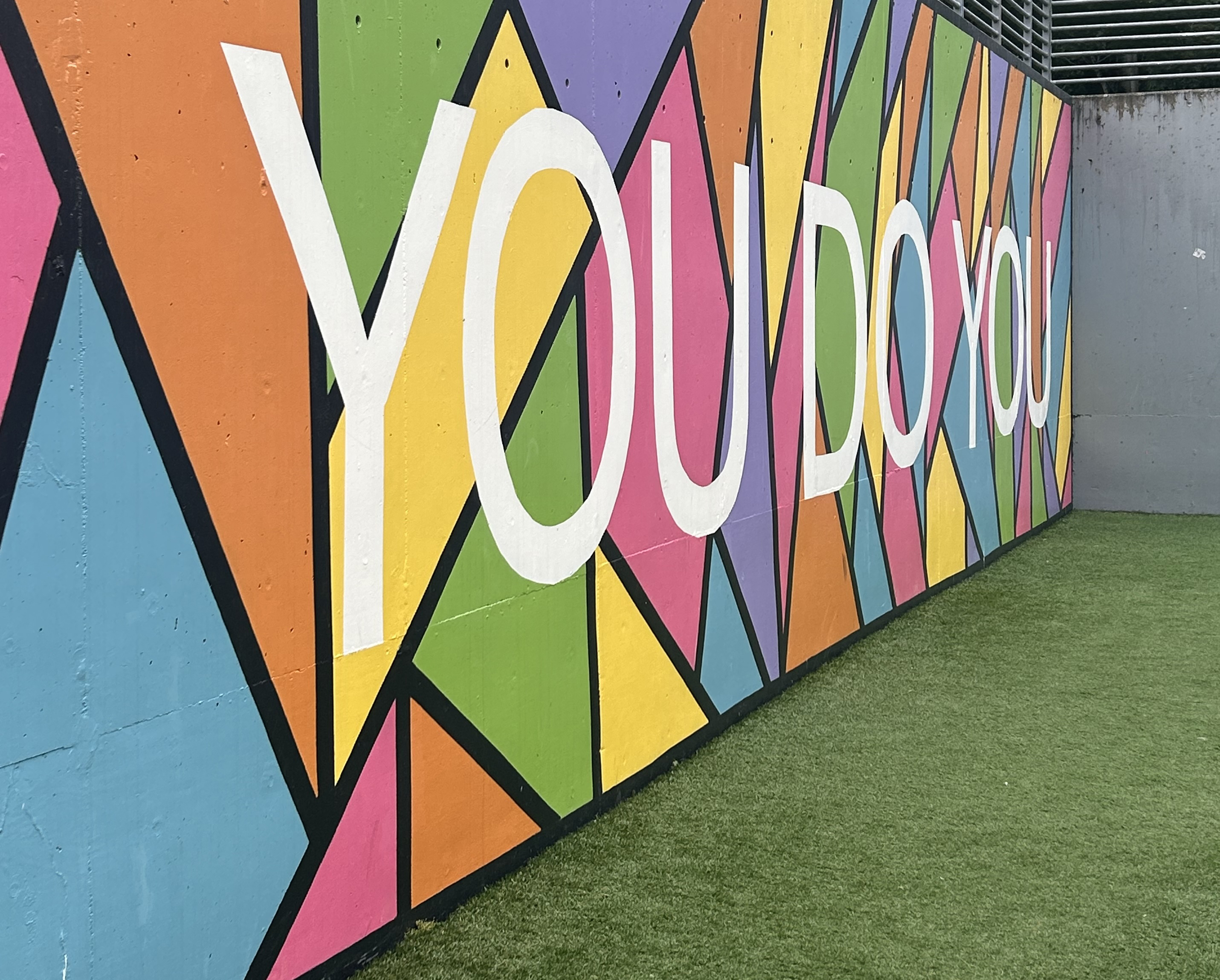 You Do You mural, cropped