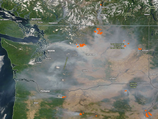 Smoke map
